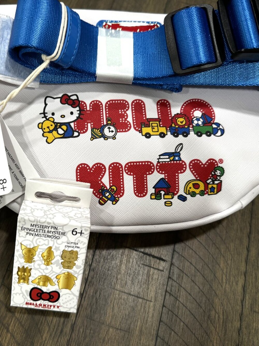 NWT Loungefly Hello Kitty 50th Anniversary Belt Bag Fanny Pack + Mystery Pin